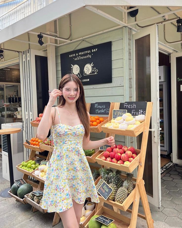 Yellow floral suspenders slim waist slim short skirt homecoming dress R4021