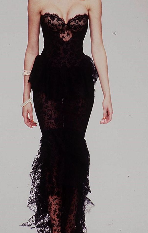 Black Lace formal dress Sweetheart Evening Dresses Prom Gown     S6957