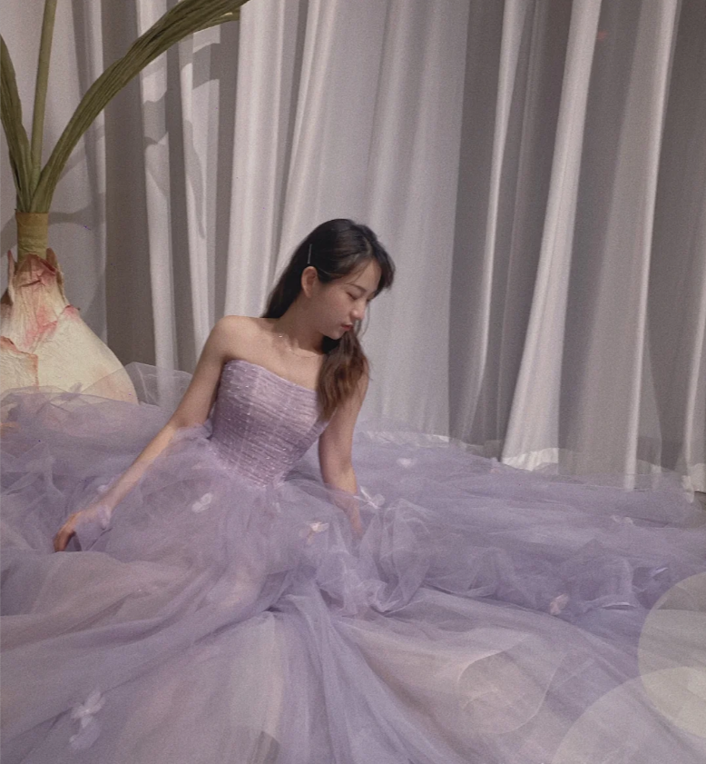 Elegant Tulle Party Dress Prom Dresses For Women Evening Gowns     S3101