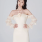 Tea break French dress women's summer white halter neck short skirt new style chic niche skirt R4463