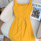 French pure desire pleated suspender dress for women new style waist slimming slit hip skirt R4030