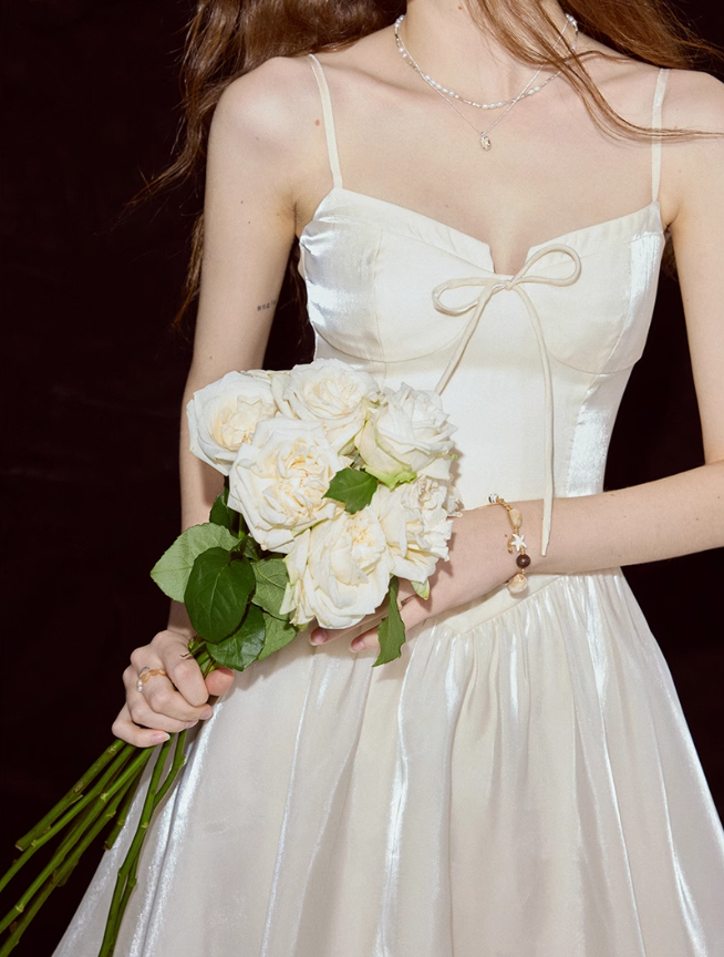 Moonlight Ballet French Dress High-grade Suspender Skirt Design Skirt Short Skirt Women Summer R3451