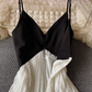 Maldives beach dress new style sling backless holiday travel pleated dress super fairy long skirt R0335