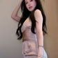 French diamond sleeveless dress 2025 hot girl waist hip skirt R1083