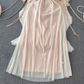French style mesh suspender dress for women new style temperament waist slimming A-line long skirt R0373