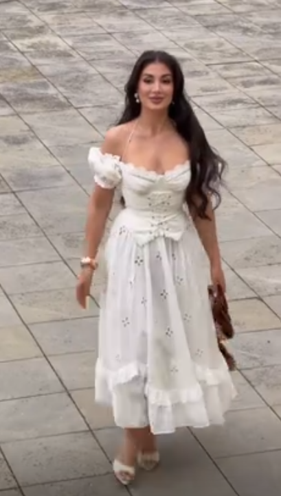 Clean Flowy Prom Gown White Women's Corset Maxi Birthday Dress Party Dress RS3052