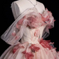 Pink Tulle 3D Floral Corset Prom Gown , Sweet Women's Maxi Quinceanera Dress Ball Gown RS2218