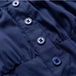 2025 Summer New Blue Square Neck Puff Sleeve Waist Slimming Short A-Line Dress R0944