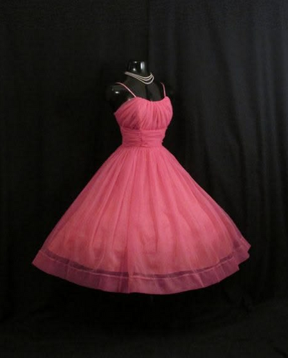 Princess Spaghetti Straps Corset Homecoming Dress , Puffy Women's Short Prom Dress Party Dress RS2227