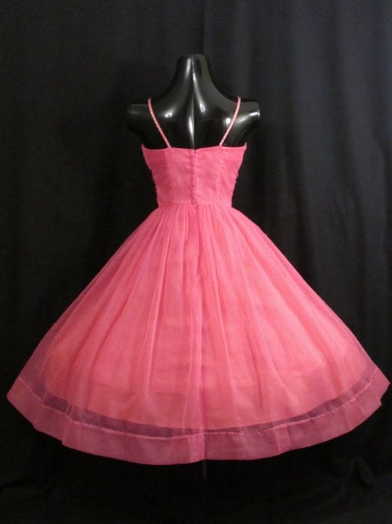 Princess Spaghetti Straps Corset Homecoming Dress , Puffy Women's Short Prom Dress Party Dress RS2227
