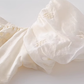 French tea break white embroidered dress 2025 new holiday style long dress R2592