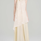 French style beautiful unique sleeveless halter dress holiday style irregular long skirt R2386