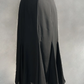 Black halter neck slim waist mid-length skirt homecoming dress R4932