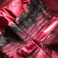 Deep red strapless fitted waist sexy long ball gown R6784