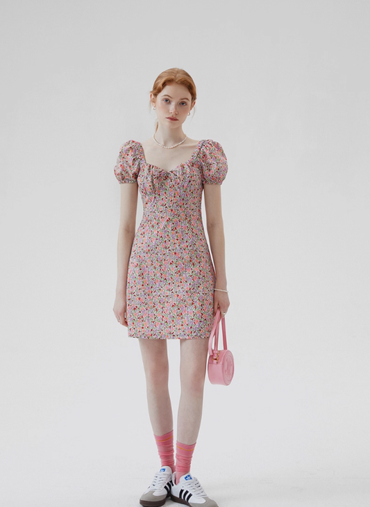 French dress skirt summer short floral skirt petite short skirt female summer 2025 new R3461