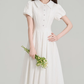 Summer gentle style little white dress new French college style temperament dress R2360