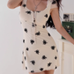 French retro square neck dress, slim fit and sexy hip hugging skirt, short skirt R2864