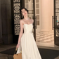 Casual Summer Spaghetti Strap Midi Dress Elegant Sleeveless Prom Party Dress      S5393