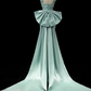 Elegant Mint Green Mermaid Square Bodycon Maxi Women Dress with Trail Evening Dress Celebrity Dress RS297