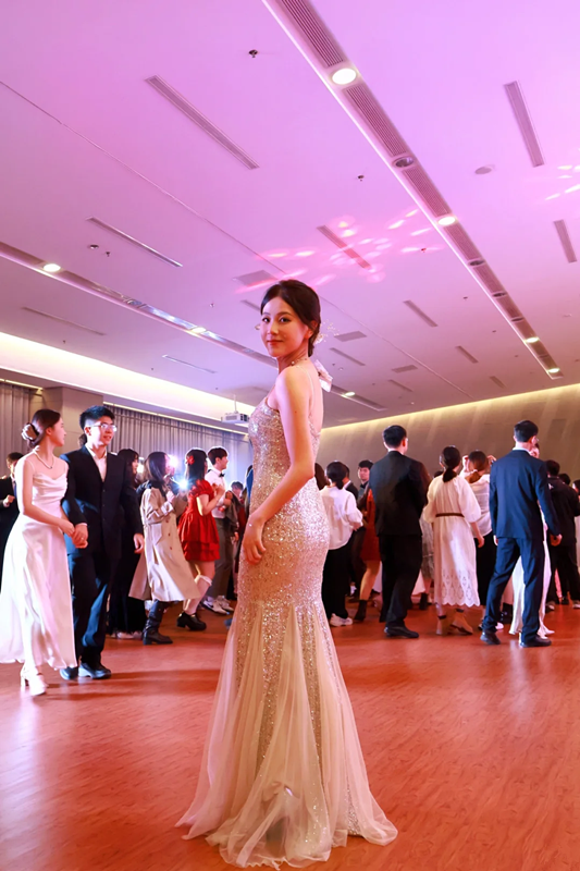 Silver Strap Sequined Waist Slim Fit Hip Fishtail Maxi Ball Gown R6107