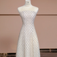 Light champagne-colored strapless fitted long ball gown, bridal dress R8353