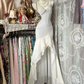 Light gray halter-neck fitted sexy ball gown R7578