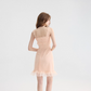 French dress holiday style suspender skirt ruffled pink short skirt R2761