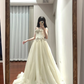 White strapless fitted long ball gown/bridal dress R8843