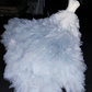 Light blue strapless fitted waist ball gown/bridal dress R8724