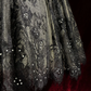 Black tube top waist slim backless design lace skirt design puffy skirt homecoming dress R4934