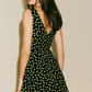 Dress French style slim fit black polka dot bottoming skirt temperament short skirt R2927