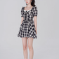 Lace dress women's summer high waist short skirt new beautiful skirt R4462