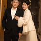 New Chinese style suit engagement dress skirt Chanel style jacket skirt two-piece suit R1784