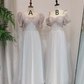 Light pink slim waist ball gown, bridesmaid dress R5988