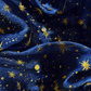 Dark blue tube top star pattern waist slimming flower bud skirt puffy short skirt homecoming dress R4935