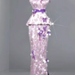 Light Purple Strapless Prom Dress with Classic Elegance and a Fitted, Slim-Fit Waist R6508