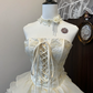 White tube top waist slim embroidery beautiful cake layer tulle skirt princess skirt homecoming dress R4327