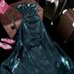Dark green strapless fitted long ball gown R7027