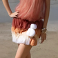 Pink halterneck sexy miniskirt homecoming dress R4529