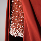 Red strapless, fitted, bodycon long ball gown/bridal dress R8995