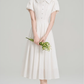 Summer gentle style little white dress new French college style temperament dress R2360
