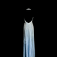 Light blue halter neck rhinestone fitted long ball gown R6671