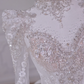 White bottom bright diamond slim waist classical temperament puffy skirt long dress bridal gown R5872