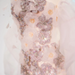 Light pink strapless fitted long ball gown, bridal dress R8997