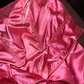 Pink strapless fitted mermaid skirt long ball gown R7029