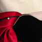 Red off-the-shoulder fitted A-line long ball gown R8416