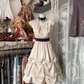 Light Pink Sleeveless Waist-Cinched Bubble Skirt Ball Gown R7429
