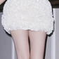 White tube top fish bone waist hip bud short skirt homecoming dress R4652