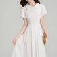 Summer gentle style little white dress new French college style temperament dress R2360