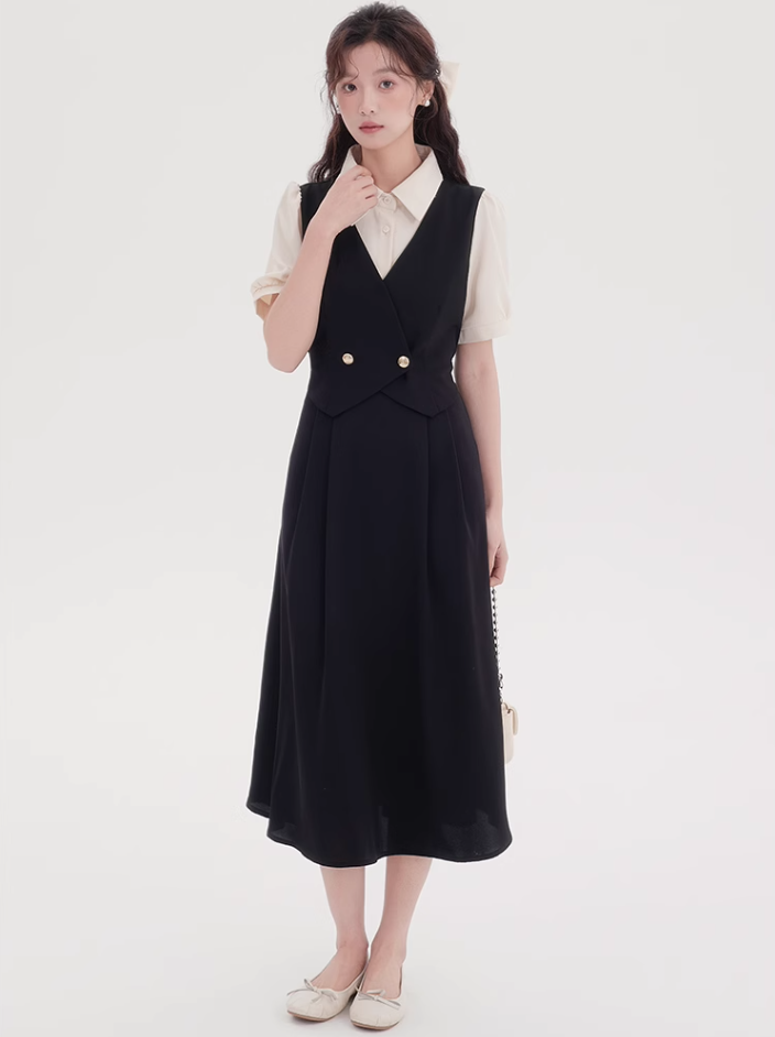 Teachers wear skirts summer temperament French formal occasion dresses R2359